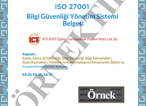 Kalite Belgemiz